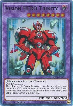 Vision HERO Trinity [SHVA-EN036] Super Rare - Yu-Gi-Oh! - Card Brawlers | Quebec | Canada |
