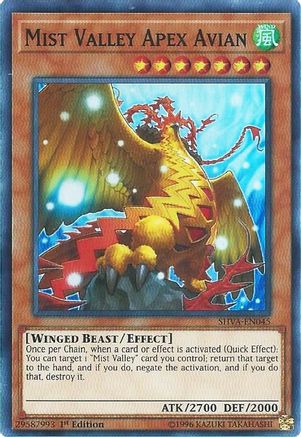 Mist Valley Apex Avian [SHVA-EN045] Super Rare - Yu-Gi-Oh! - Card Brawlers | Quebec | Canada |