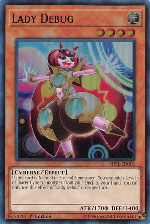 Lady Debug [SDPL-EN005] Super Rare - Yu-Gi-Oh! - Card Brawlers | Quebec | Canada |