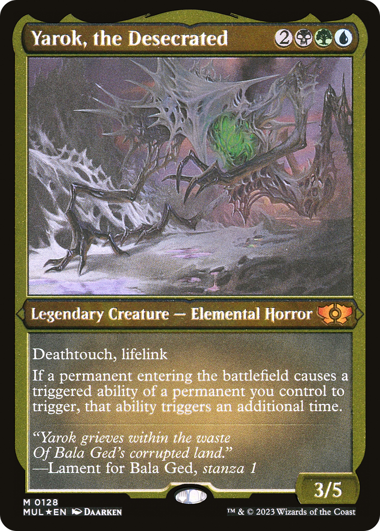 Yarok, the Desecrated (Foil Etched) [Multiverse Legends] - Magic: The Gathering - Card Brawlers | Quebec | Canada |
