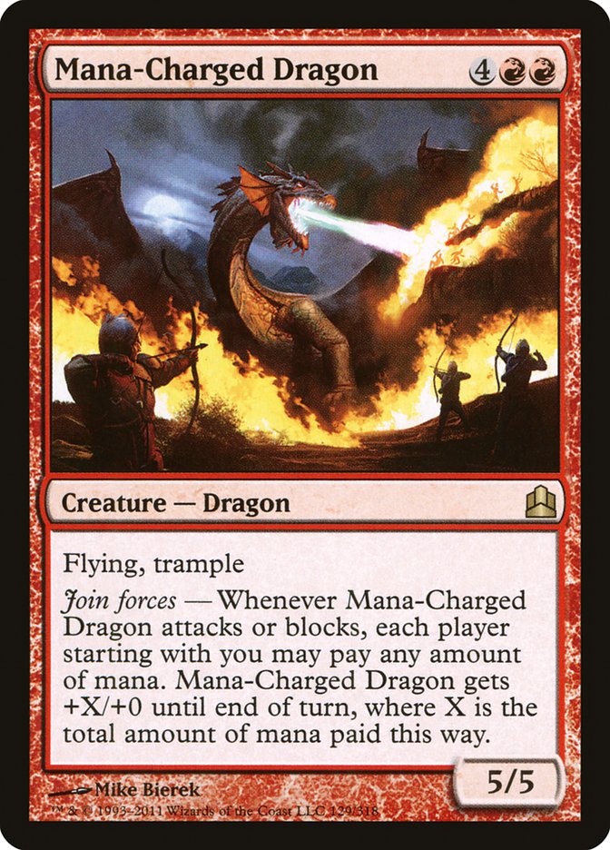 Mana-Charged Dragon [Commander 2011] - Magic: The Gathering - Card Brawlers | Quebec | Canada |