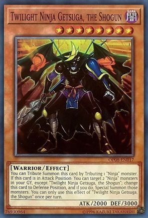 Twilight Ninja Getsuga, the Shogun [OP08-EN017] Common - Yu-Gi-Oh! - Card Brawlers | Quebec | Canada |