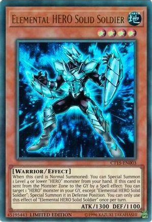Elemental Hero Solid Soldier [CT15-EN003] Ultra Rare - Yu-Gi-Oh! - Card Brawlers | Quebec | Canada |