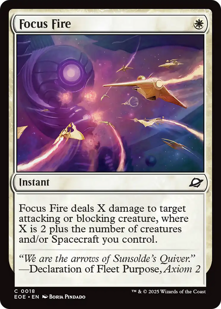 Focus Fire [Edge of Eternities] - Magic: The Gathering - Card Brawlers | Quebec | Canada |