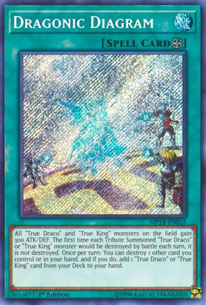 Dragonic Diagram [MP18-EN015] Secret Rare - Yu-Gi-Oh! - Card Brawlers | Quebec | Canada |