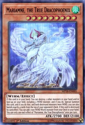 Mariamne, the True Dracophoenix [MP18-EN005] Ultra Rare - Yu-Gi-Oh! - Card Brawlers | Quebec | Canada |