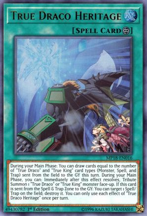 True Draco Heritage [MP18-EN016] Ultra Rare - Yu-Gi-Oh! - Card Brawlers | Quebec | Canada |