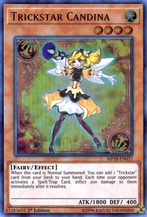 Trickstar Candina [MP18-EN037] Ultra Rare - Yu-Gi-Oh! - Card Brawlers | Quebec | Canada |