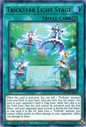 Trickstar Light Stage [MP18-EN069] Ultra Rare - Yu-Gi-Oh! - Card Brawlers | Quebec | Canada |