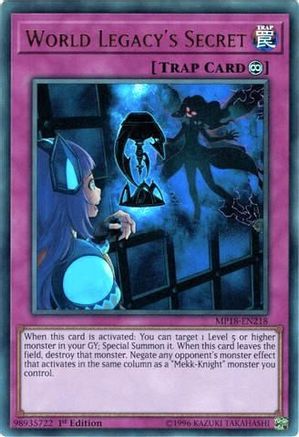 World Legacy's Secret [MP18-EN218] Ultra Rare - Yu-Gi-Oh! - Card Brawlers | Quebec | Canada |