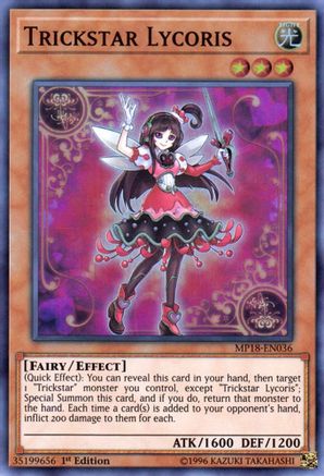 Trickstar Lycoris [MP18-EN036] Super Rare - Yu-Gi-Oh! - Card Brawlers | Quebec | Canada |