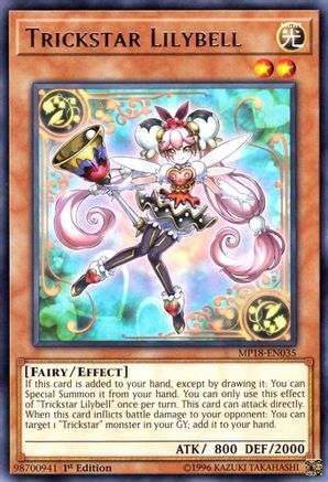Trickstar Lilybell [MP18-EN035] Rare - Yu-Gi-Oh! - Card Brawlers | Quebec | Canada |