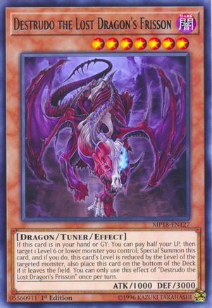 Destrudo the Lost Dragon's Frisson [MP18-EN127] Rare - Yu-Gi-Oh! - Card Brawlers | Quebec | Canada |