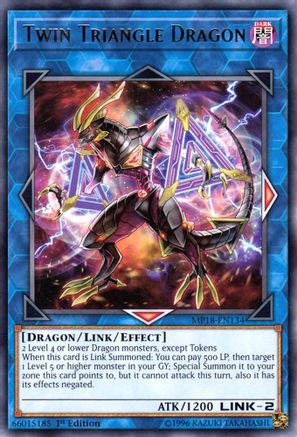 Twin Triangle Dragon [MP18-EN134] Rare - Yu-Gi-Oh! - Card Brawlers | Quebec | Canada |