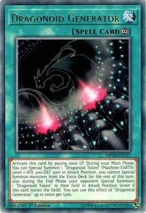 Dragonoid Generator [MP18-EN137] Rare - Yu-Gi-Oh! - Card Brawlers | Quebec | Canada |