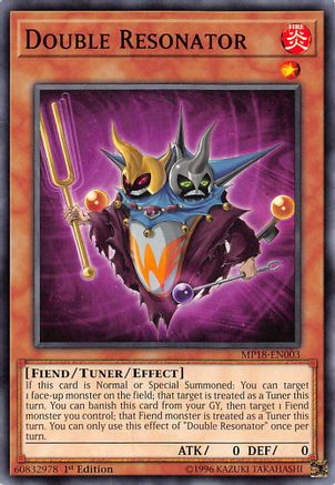Double Resonator [MP18-EN003] Common - Yu-Gi-Oh! - Card Brawlers | Quebec | Canada |