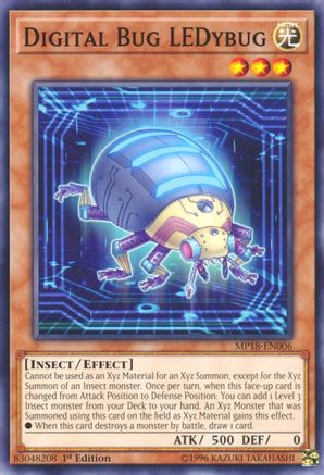 Digital Bug LEDybug [MP18-EN006] Common - Yu-Gi-Oh! - Card Brawlers | Quebec | Canada |