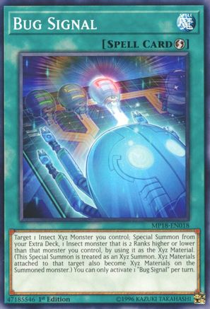 Bug Signal [MP18-EN018] Common - Yu-Gi-Oh! - Card Brawlers | Quebec | Canada |