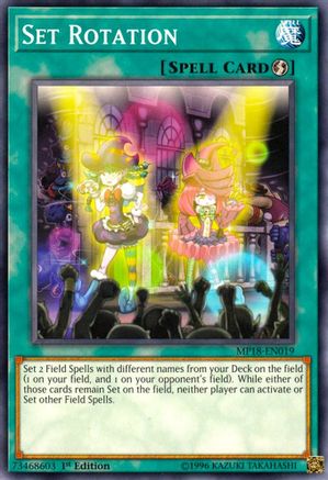 Set Rotation [MP18-EN019] Common - Yu-Gi-Oh! - Card Brawlers | Quebec | Canada |