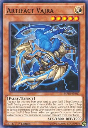 Artifact Vajra [MP18-EN027] Common - Yu-Gi-Oh! - Card Brawlers | Quebec | Canada |
