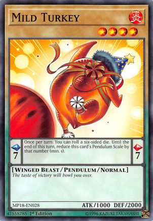 Mild Turkey [MP18-EN028] Common - Yu-Gi-Oh! - Card Brawlers | Quebec | Canada |