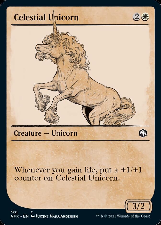 Celestial Unicorn (Showcase) [Dungeons & Dragons: Adventures in the Forgotten Realms] - Magic: The Gathering - Card Brawlers | Quebec | Canada |