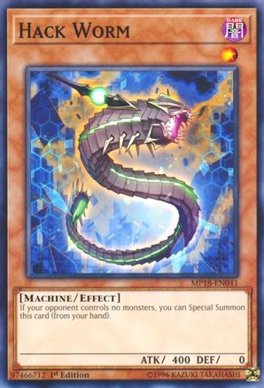 Hack Worm [MP18-EN041] Common - Yu-Gi-Oh! - Card Brawlers | Quebec | Canada |