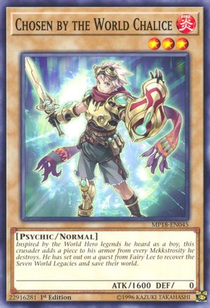 Chosen by the World Chalice [MP18-EN045] Common - Yu-Gi-Oh! - Card Brawlers | Quebec | Canada |