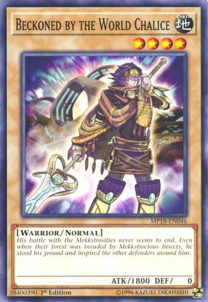Beckoned by the World Chalice [MP18-EN046] Common - Yu-Gi-Oh! - Card Brawlers | Quebec | Canada |