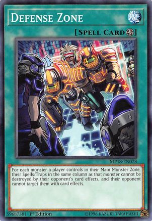 Defense Zone [MP18-EN078] Common - Yu-Gi-Oh! - Card Brawlers | Quebec | Canada |
