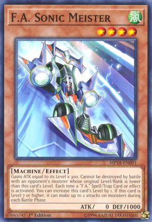 F.A. Sonic Meister [MP18-EN091] Common - Yu-Gi-Oh! - Card Brawlers | Quebec | Canada |