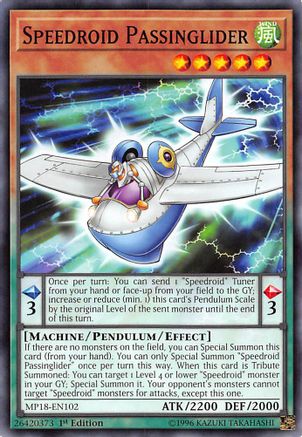 Speedroid Passinglider [MP18-EN102] Common - Yu-Gi-Oh! - Card Brawlers | Quebec | Canada |