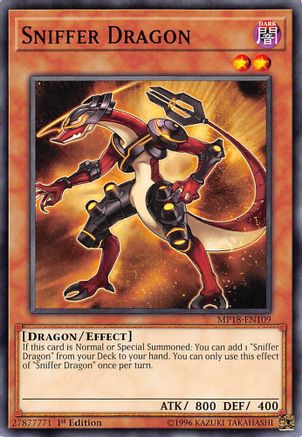 Sniffer Dragon [MP18-EN109] Common - Yu-Gi-Oh! - Card Brawlers | Quebec | Canada |