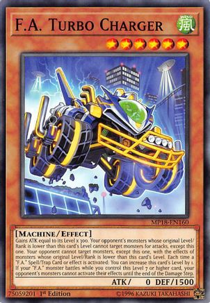 F.A. Turbo Charger [MP18-EN160] Common - Yu-Gi-Oh! - Card Brawlers | Quebec | Canada |