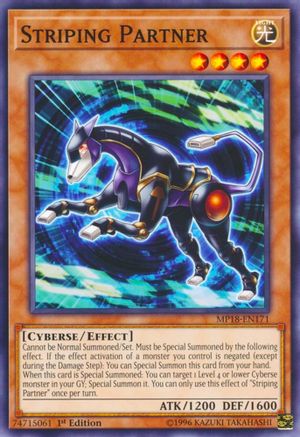 Striping Partner [MP18-EN171] Common - Yu-Gi-Oh! - Card Brawlers | Quebec | Canada |
