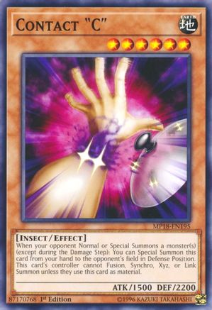 Contact "C" [MP18-EN195] Common - Yu-Gi-Oh! - Card Brawlers | Quebec | Canada |