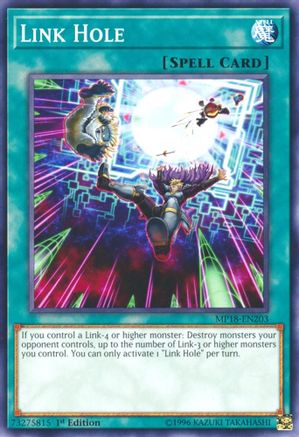 Link Hole [MP18-EN203] Common - Yu-Gi-Oh! - Card Brawlers | Quebec | Canada |
