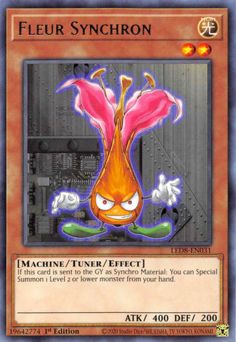 Fleur Synchron [LED8-EN031] Rare - Yu-Gi-Oh! - Card Brawlers | Quebec | Canada |