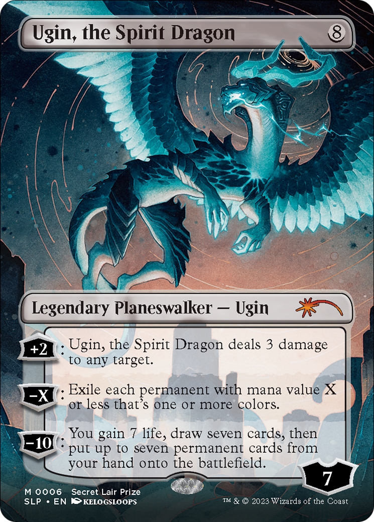 Ugin, the Spirit Dragon (Borderless) [Secret Lair Showdown] - Magic: The Gathering - Card Brawlers | Quebec | Canada |