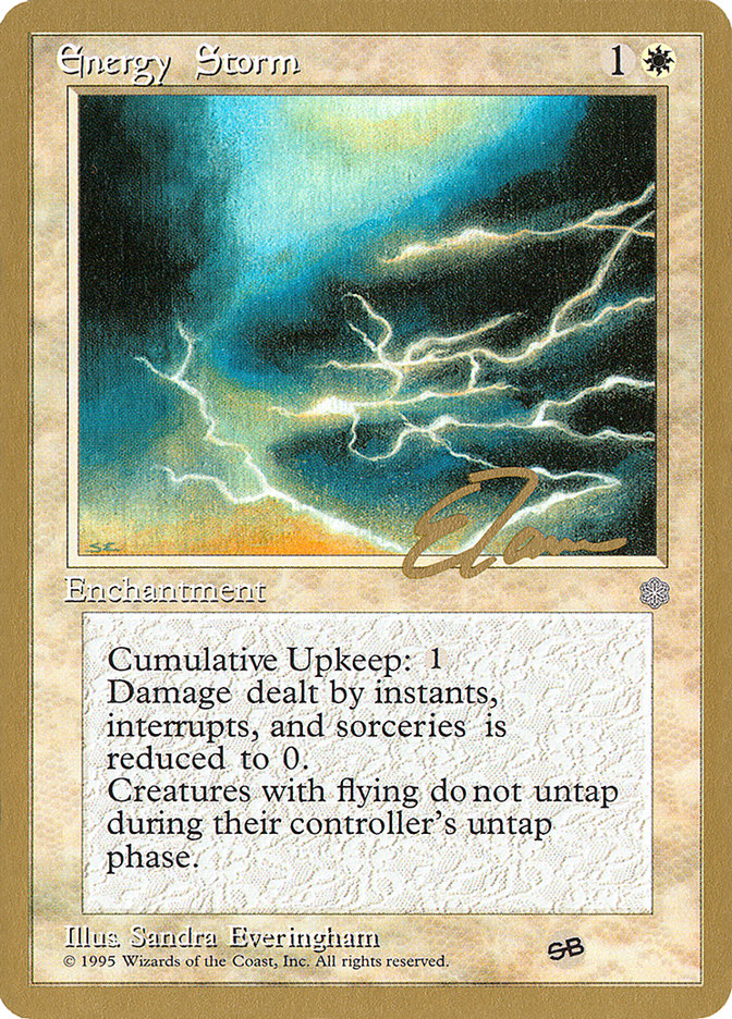 Energy Storm (Eric Tam) (SB) [Pro Tour Collector Set] - Magic: The Gathering - Card Brawlers | Quebec | Canada |