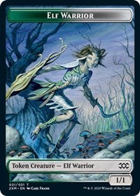 Elf Warrior // Plant Double-Sided Token [Double Masters Tokens] - Magic: The Gathering - Card Brawlers | Quebec | Canada |