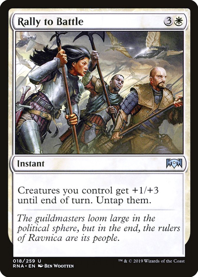 Rally to Battle [Ravnica Allegiance] - Magic: The Gathering - Card Brawlers | Quebec | Canada |