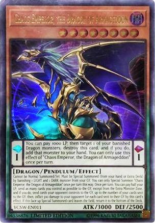 Chaos Emperor, the Dragon of Armageddon [YCSW-EN011] Ultra Rare - Yu-Gi-Oh! - Card Brawlers | Quebec | Canada |