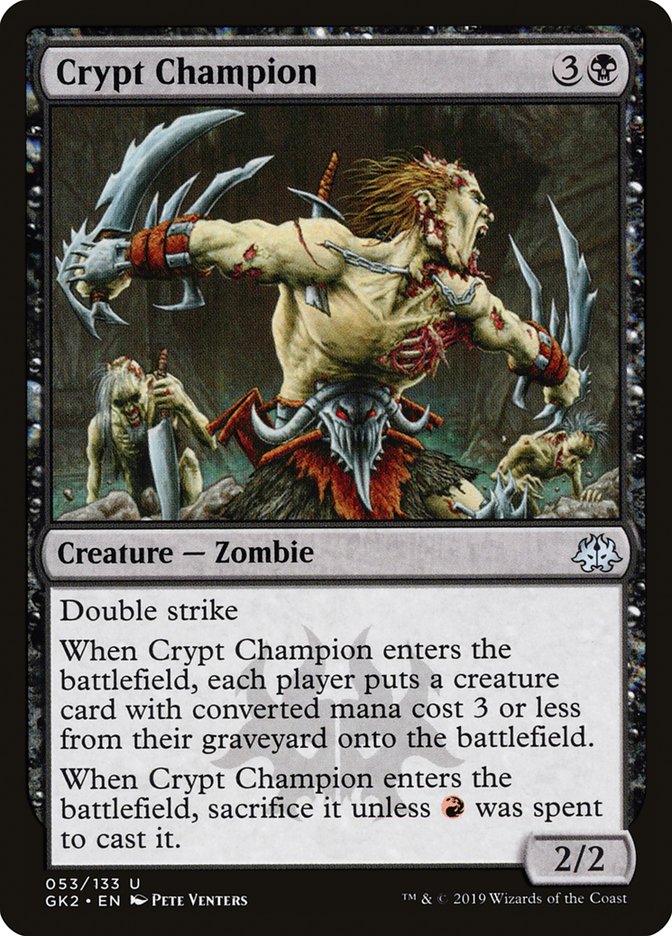 Crypt Champion [Ravnica Allegiance Guild Kit] - Magic: The Gathering - Card Brawlers | Quebec | Canada |