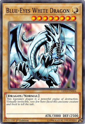 Blue-Eyes White Dragon [LED3-EN006] Common
