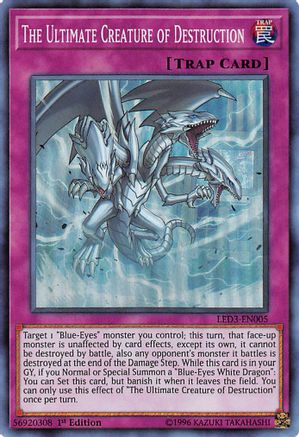 The Ultimate Creature of Destruction [LED3-EN005] Super Rare - Yu-Gi-Oh! - Card Brawlers | Quebec | Canada |