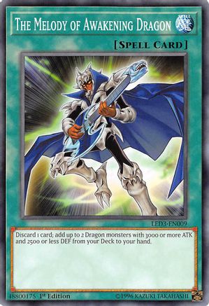 The Melody of Awakening Dragon [LED3-EN009] Common - Yu-Gi-Oh! - Card Brawlers | Quebec | Canada |