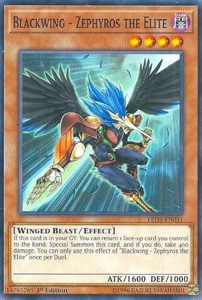 Blackwing - Zephyros the Elite [LED3-EN031] Common - Yu-Gi-Oh! - Card Brawlers | Quebec | Canada |