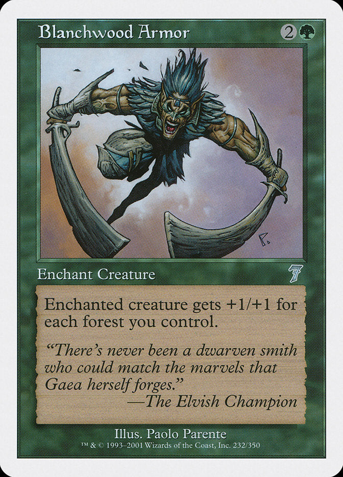 Blanchwood Armor [Seventh Edition] - Magic: The Gathering - Card Brawlers | Quebec | Canada |