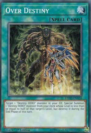 Over Destiny [LEHD-ENA18] Common - Yu-Gi-Oh! - Card Brawlers | Quebec | Canada |